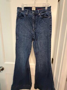Alice + Olivia High Waisted Wide Leg Jeans Size 29